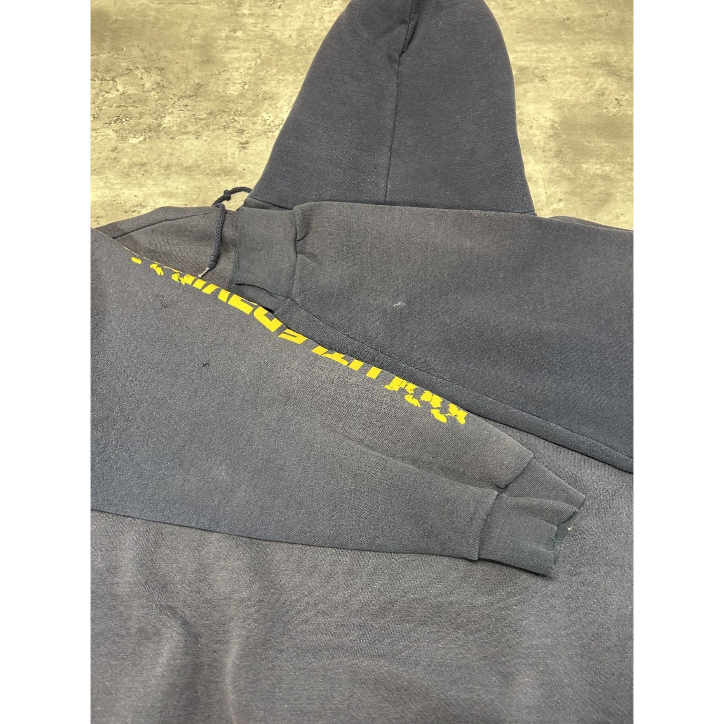 Vintage Little Devil Skateboards Graphic Logo Pullover Hooded Sweatshirt Size XL