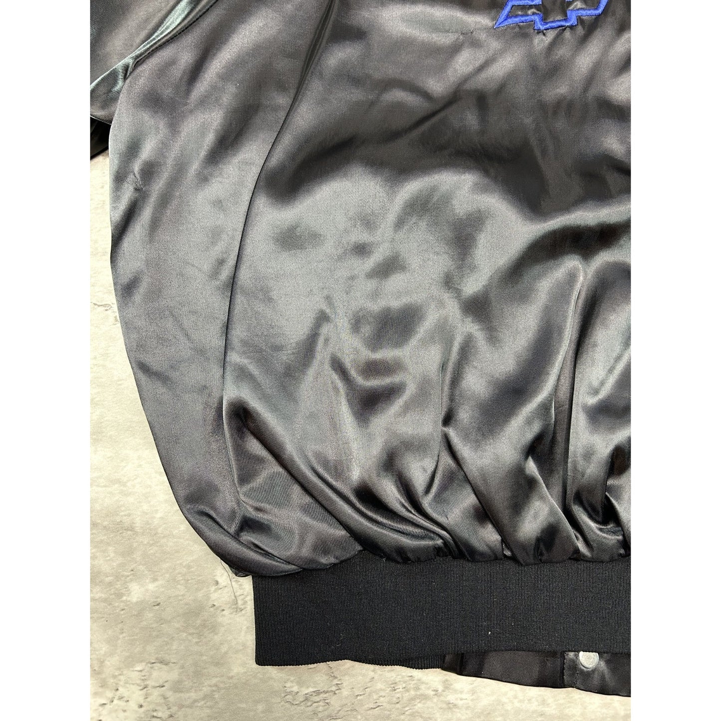 Vintage 80s/90s Chevrolet Heartbeat Of America Satin Bomber Jacket Size XL