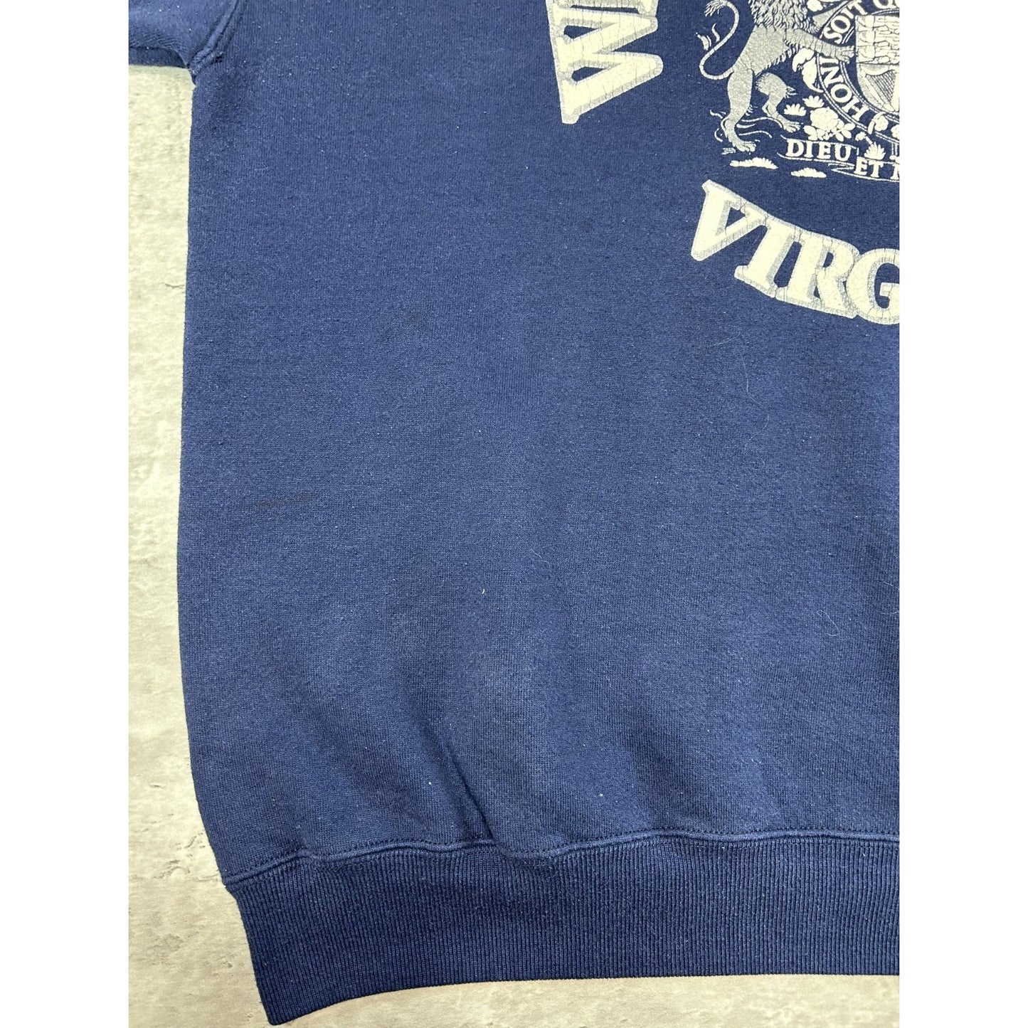 Vintage 80s/90s Williamsburg Virginia Graphic Crest Destination Sweatshirt Sz XL