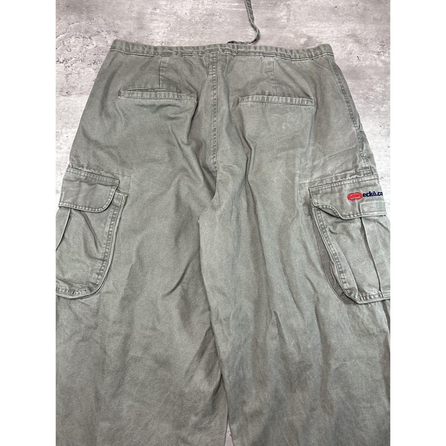 Vintage Y2K Ecko Unltd Baggy Fit Utility Cargo Pants Size Large