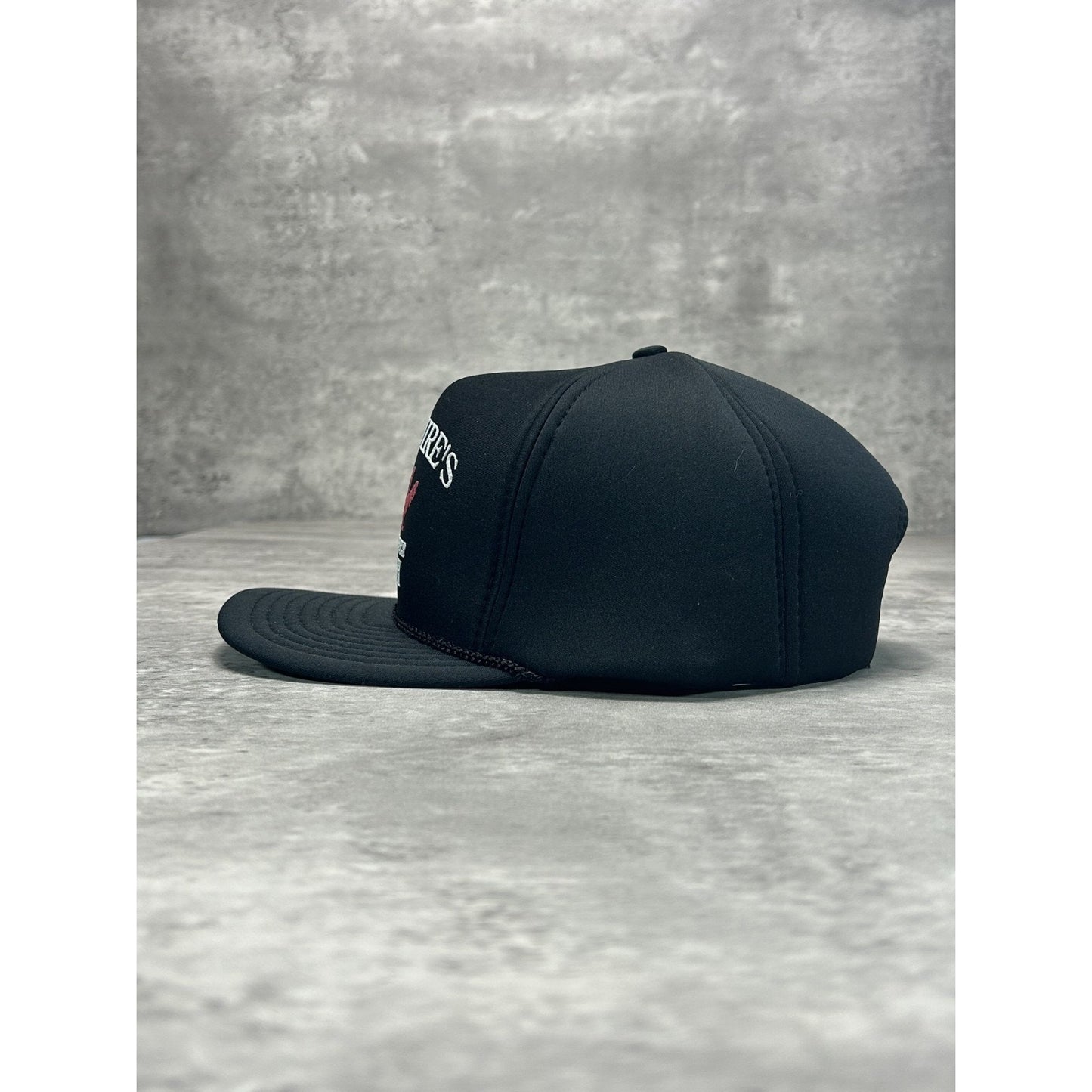 Vintage 90s McGuires Lawnmowers Graphic Spellout Snapback Hat OSFA
