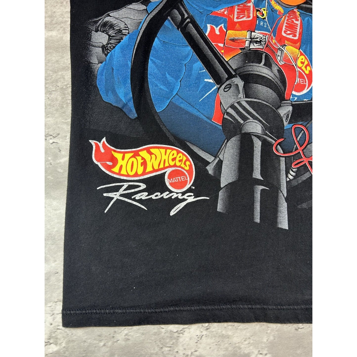 Vintage 1998 Kyle Petty Hot Wheels Racing Nascar All Over Print T-Shirt Sz Large