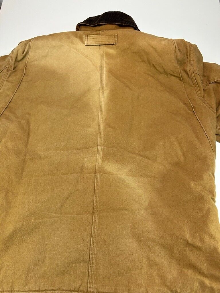 Vintage Dickies Quilted Lined Canvas Workwear Chore Jacket Size Large