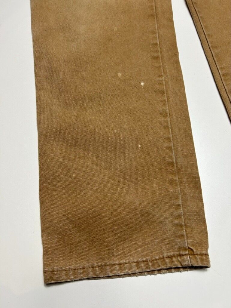Vintage Dickies Canvas Workwear Carpenter Pants Size 36W Beige