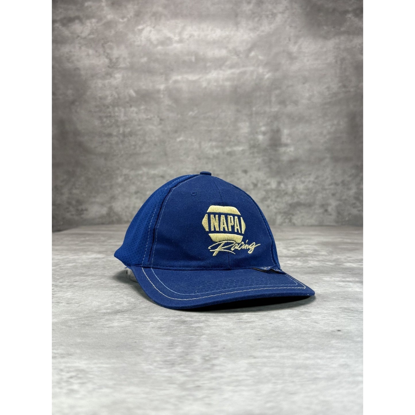 Vintage Napa Racing Embroidered Logo Nascar Strapback Hat OSFA Blue