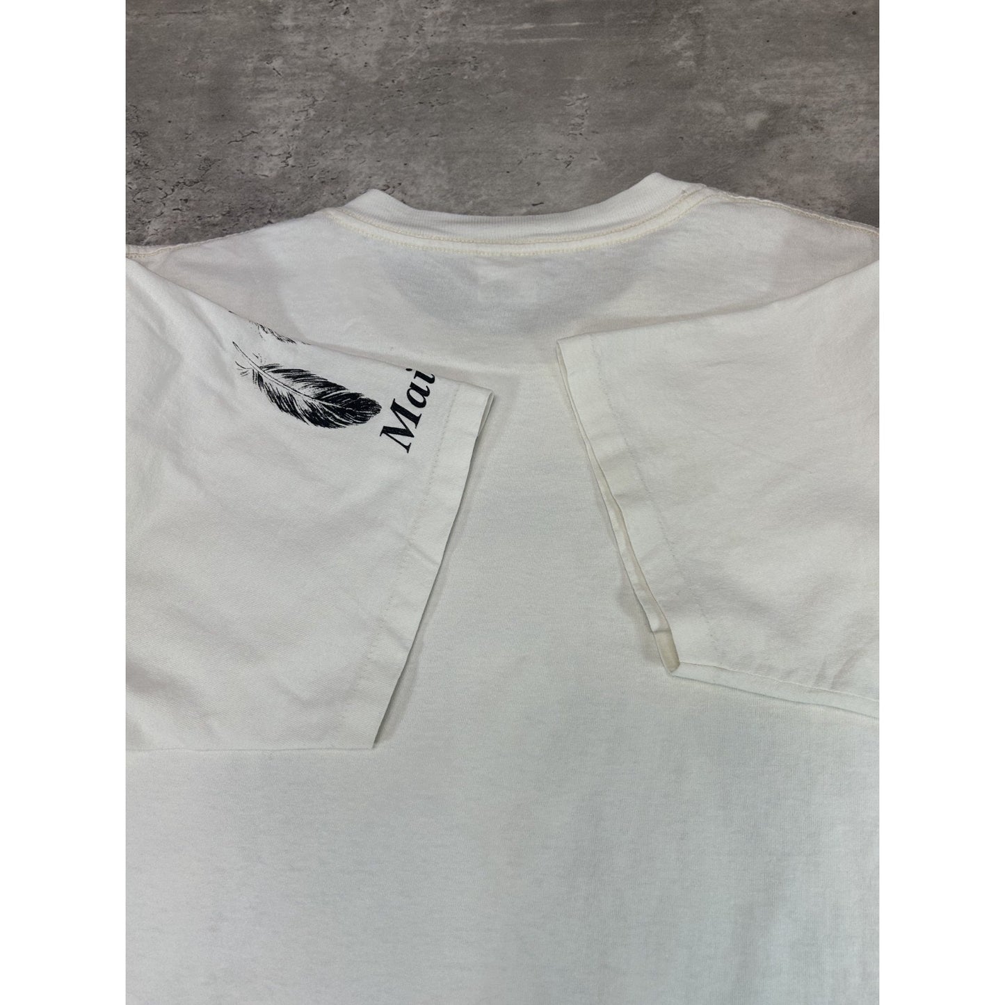 Vintage 90s Maine Dreamcatcher Animal Nature Graphic T-Shirt Size XL