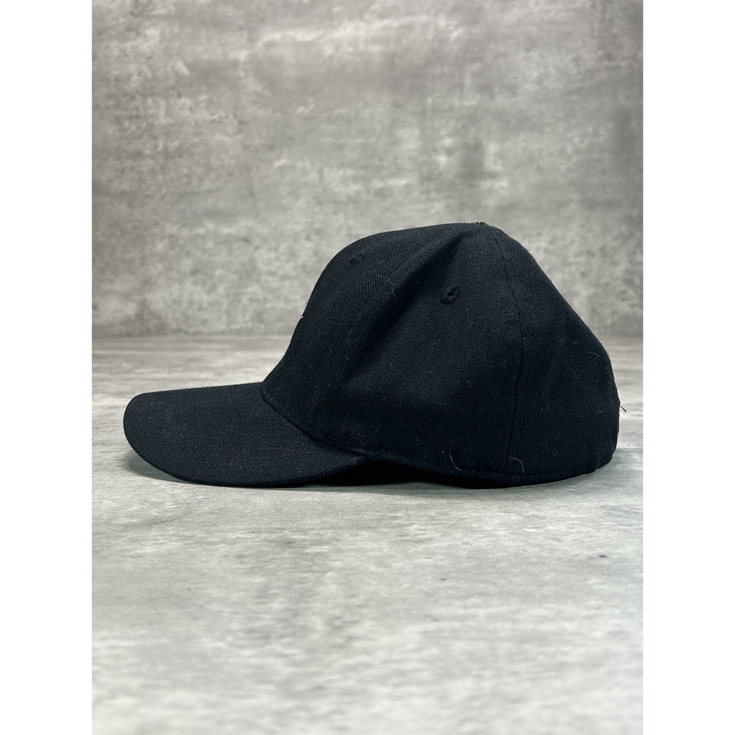 Vintage 90s Nike Embroidered Swoosh Fitted Hat 7 1/8 Black
