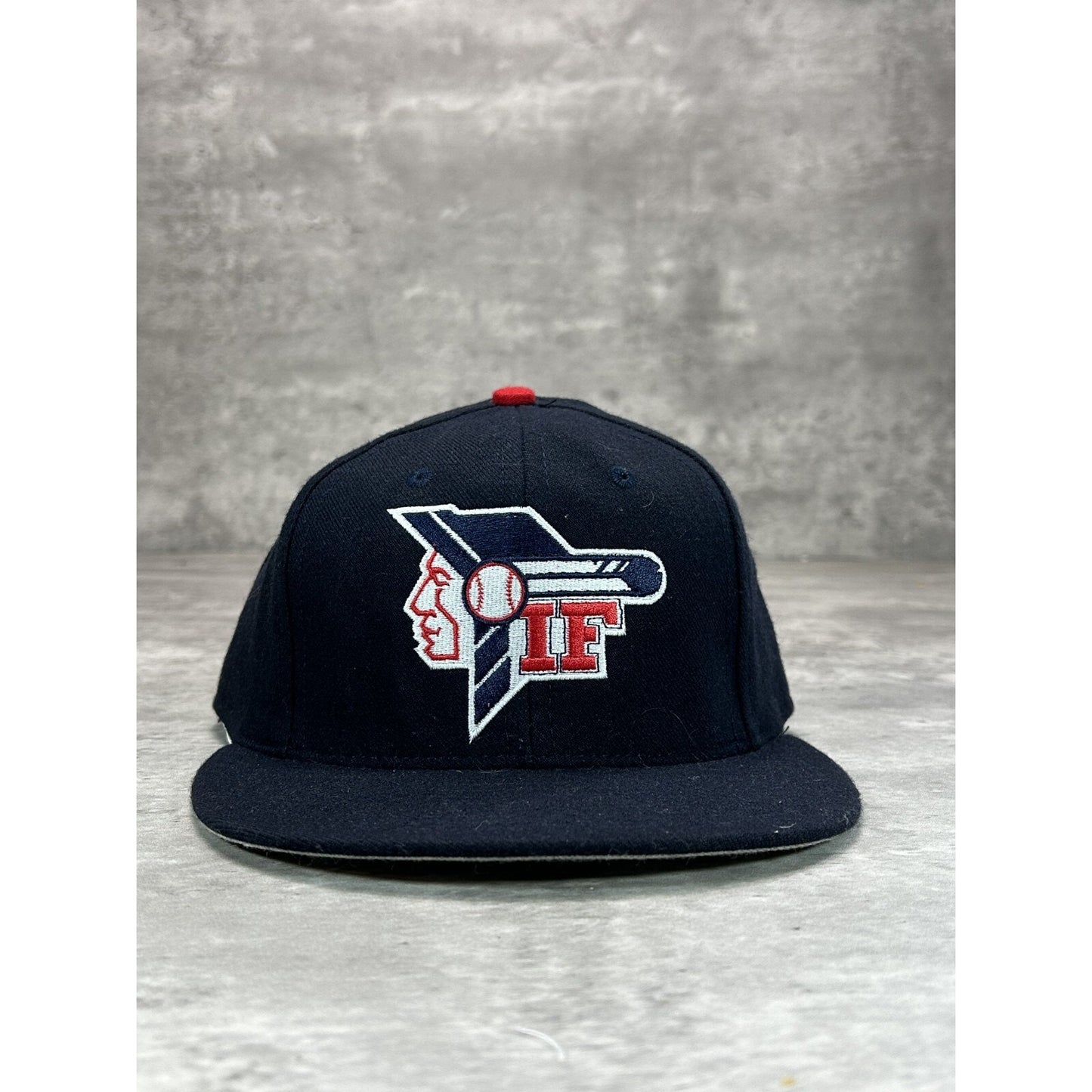 Vintage Idaho Falls Braves Pioneer League Embroidered Baseball Fitted Hat OSFA