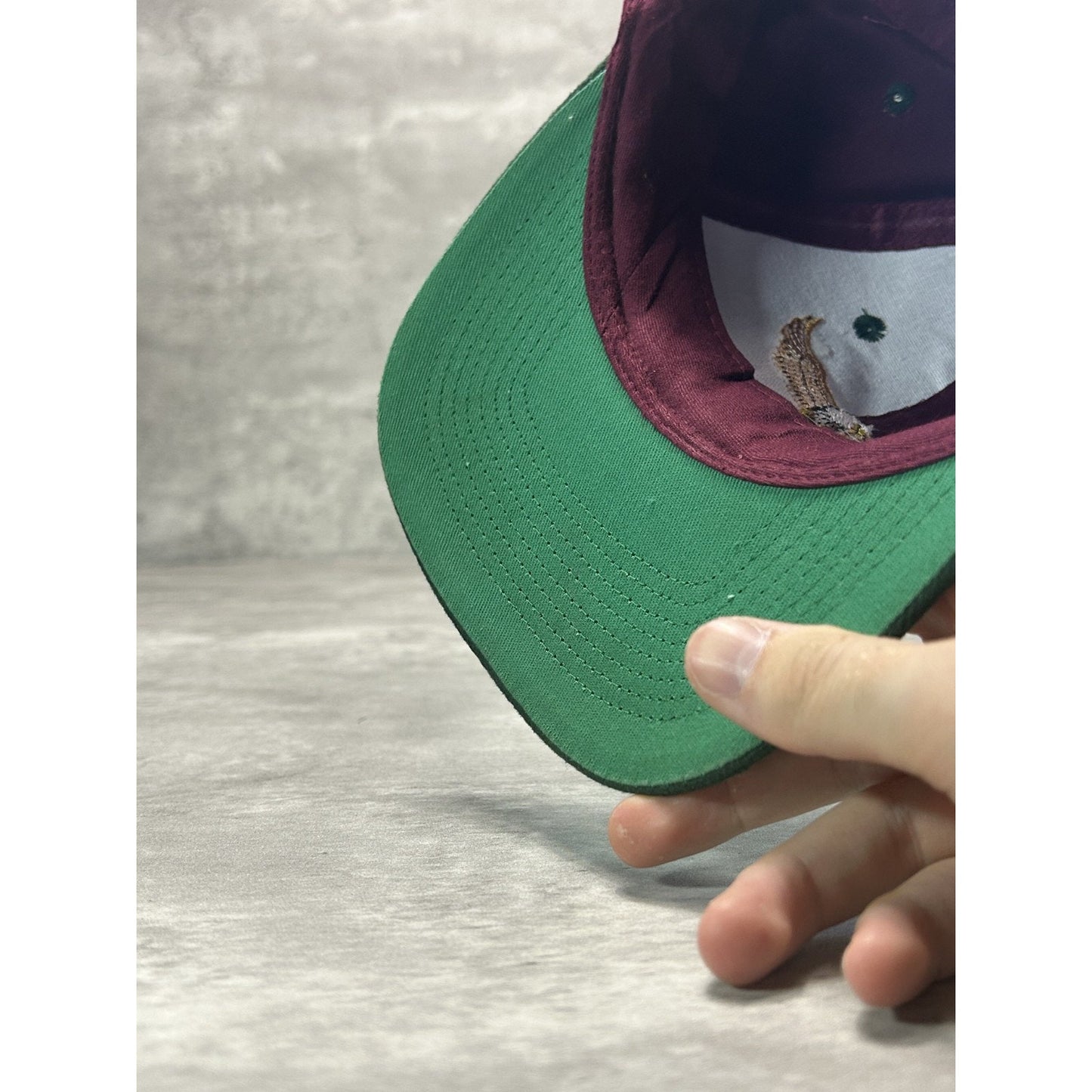 Vintage 90s Matco Tools Embroidered Bald Eagle Spellout Snapback Hat OSFA