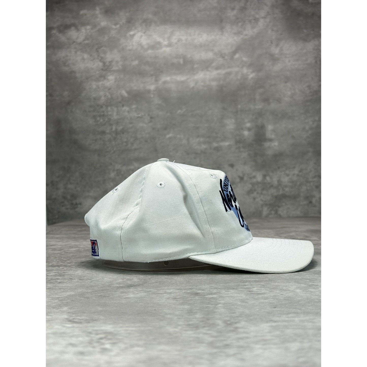 Vintage 90s North Carolina NCAA Embroidered Spellout Snapback Hat OSFA