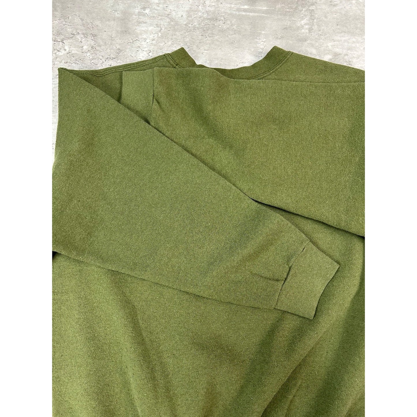 Vintage US Military USMC Graphic Crest Spellout Crewneck Sweatshirt Size Medium