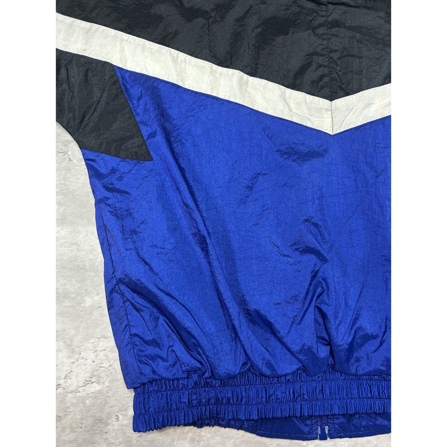Vintage 90s USA Olympics Embroidered Logo Full Zip Windbreaker Jacket Size Small