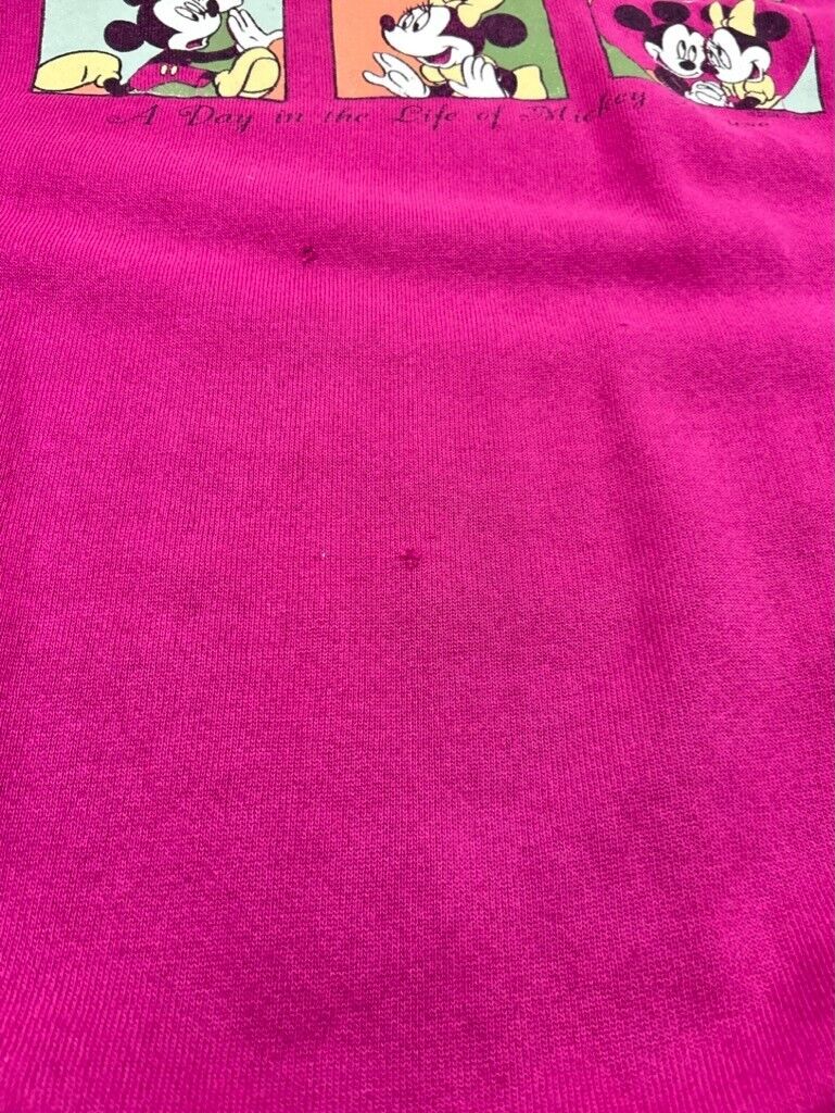 Vintage 80s/90s Disney Day In The Life Of Mickey Mouse Sweatshirt Size XL