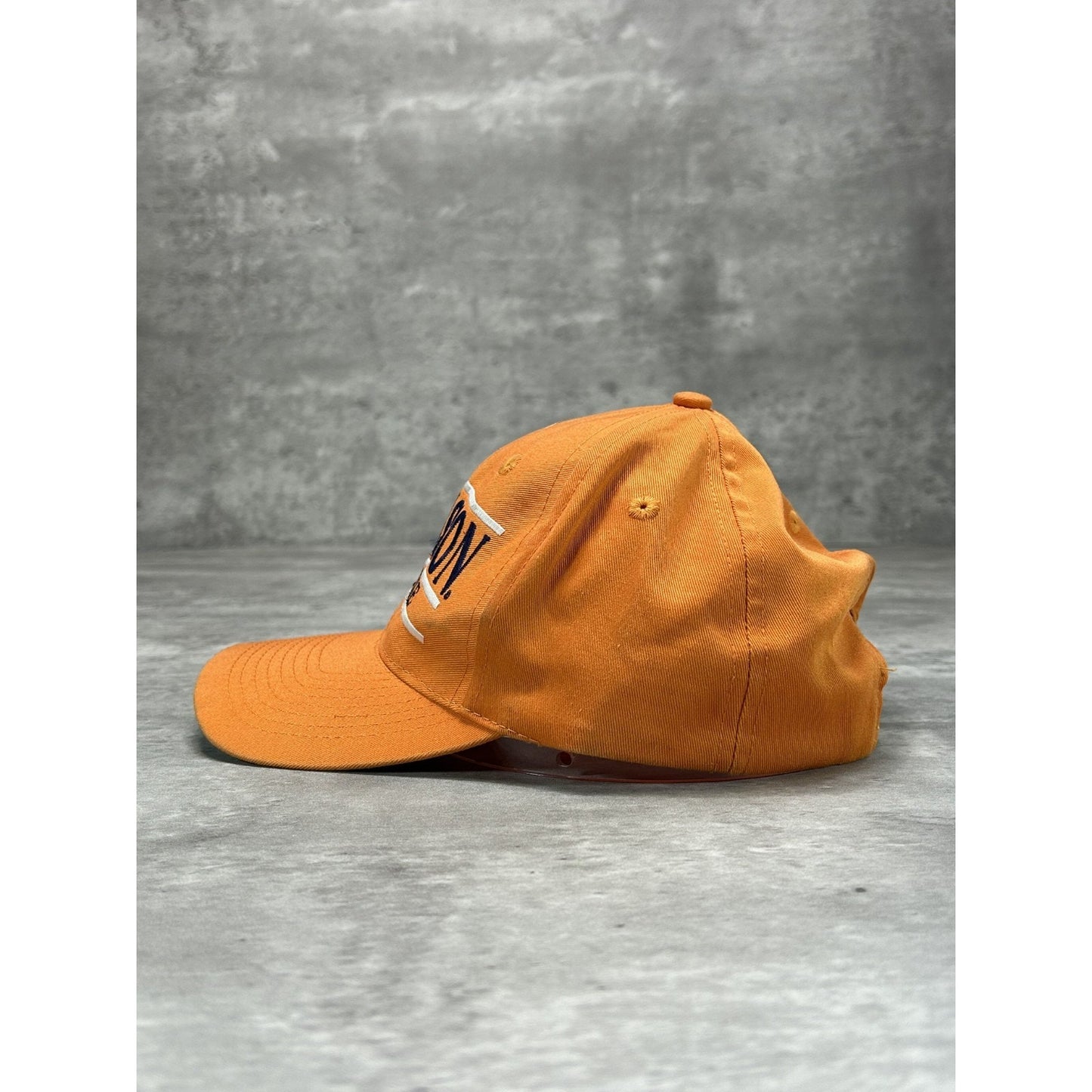 Vintage 90s Clemson Tigers Lacrosse NCAA Embroidered Spellout Snapback Hat OSFA