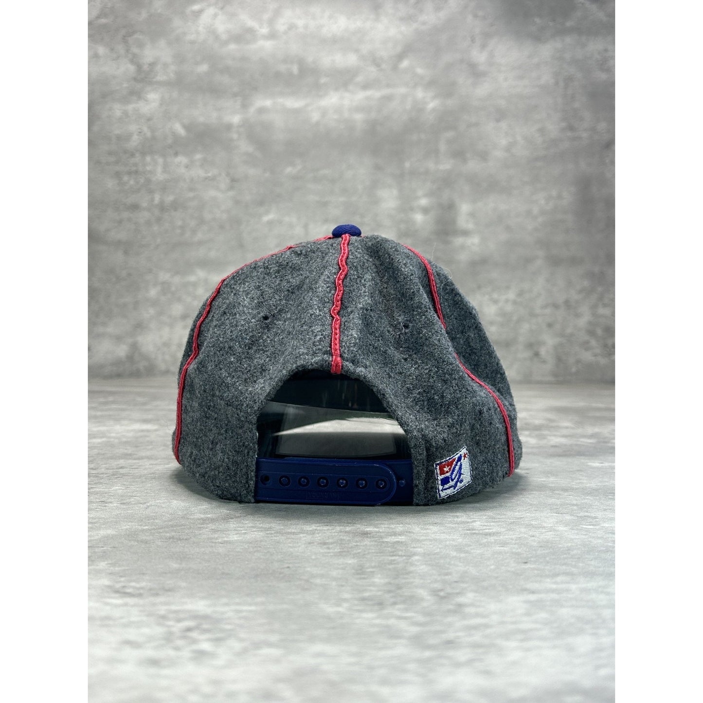 Vintage 90s New York Giants NFL Embroidered Spellout Snapback Hat OSFA