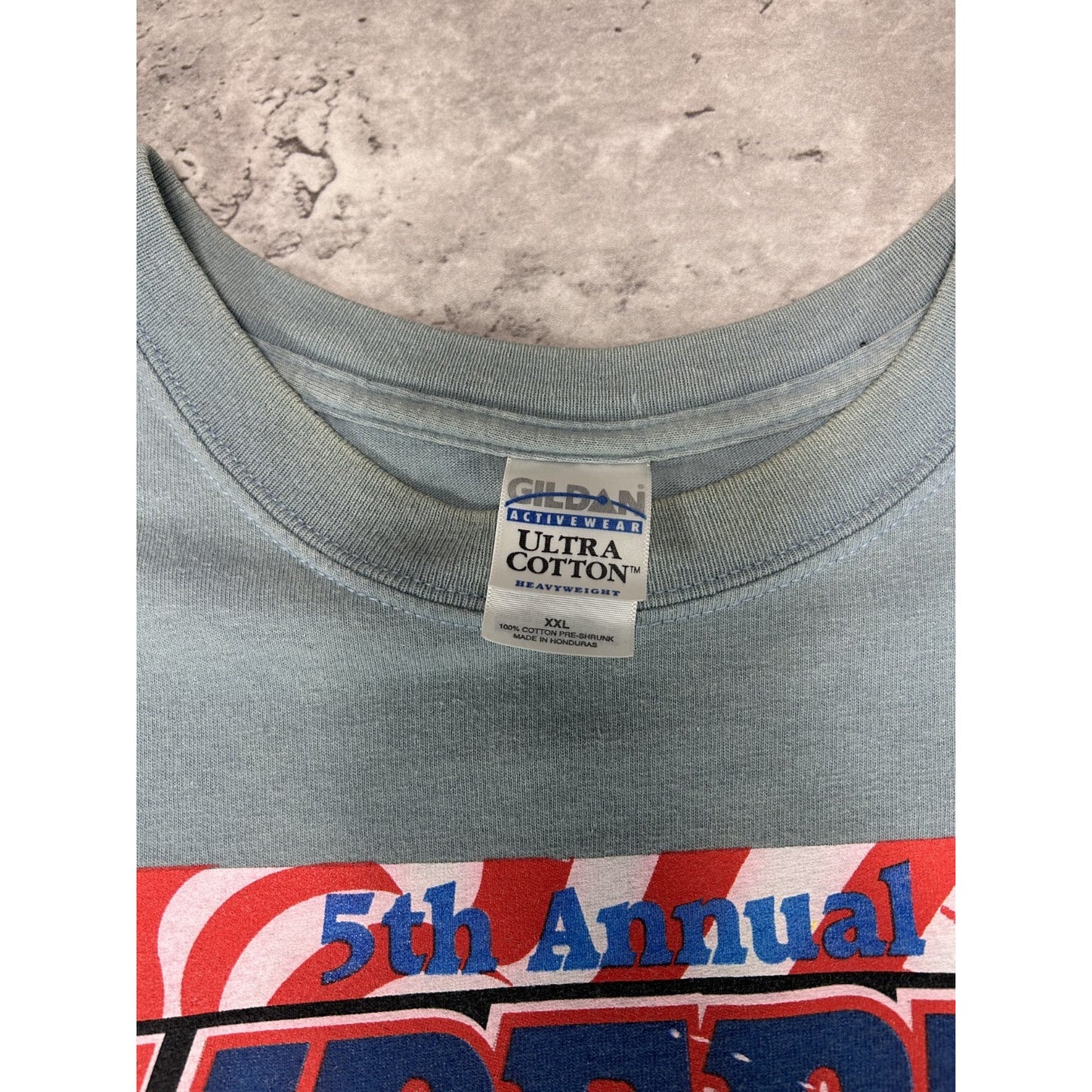 Vintage West Liberty 5th Annual Liberty 100 Racing Graphic T-Shirt Size XXL