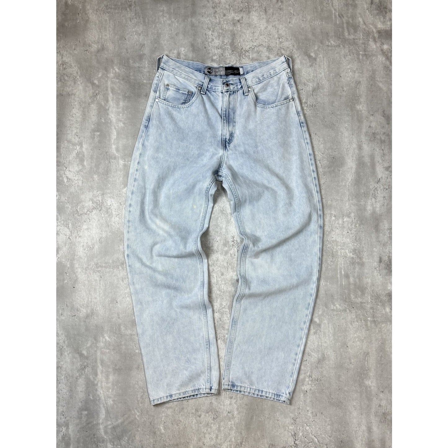 Vintage 90s Levis Silver Tab Loose Fit Light Wash Denim Pants Size 33 Blue