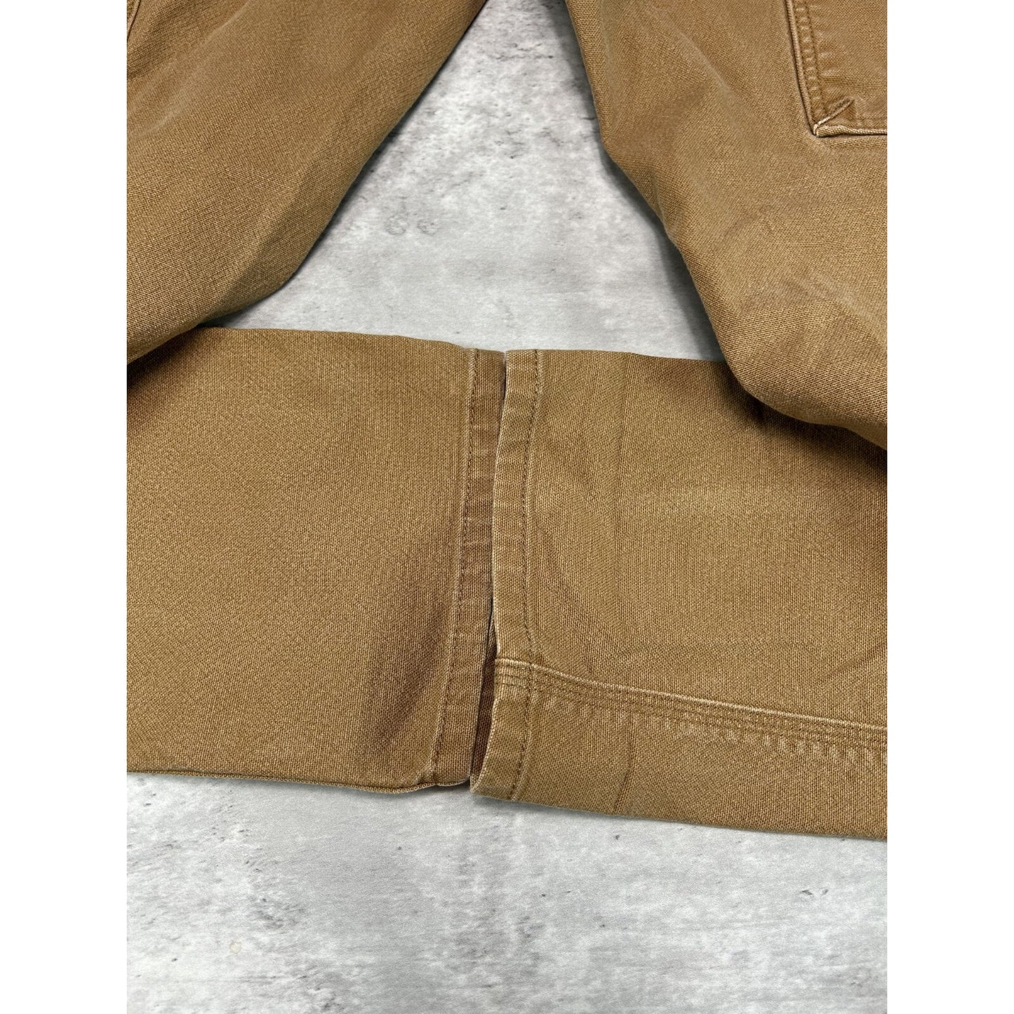 Carhartt Straight Fit Canvas Workwear Carpenter Pants Size 32 Beige