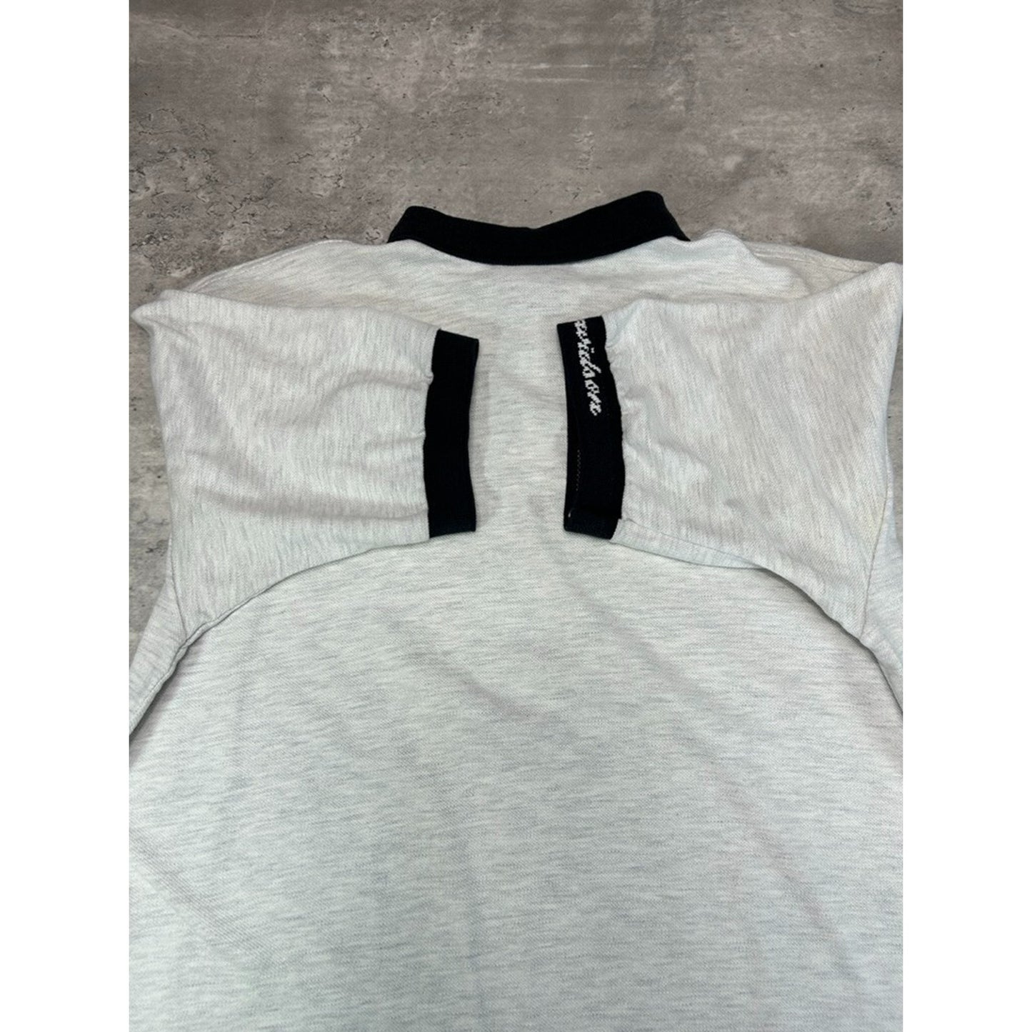 Vintage 90s Harley Davidson Embroidered 1/4 Button Up Shirt Size XL Gray