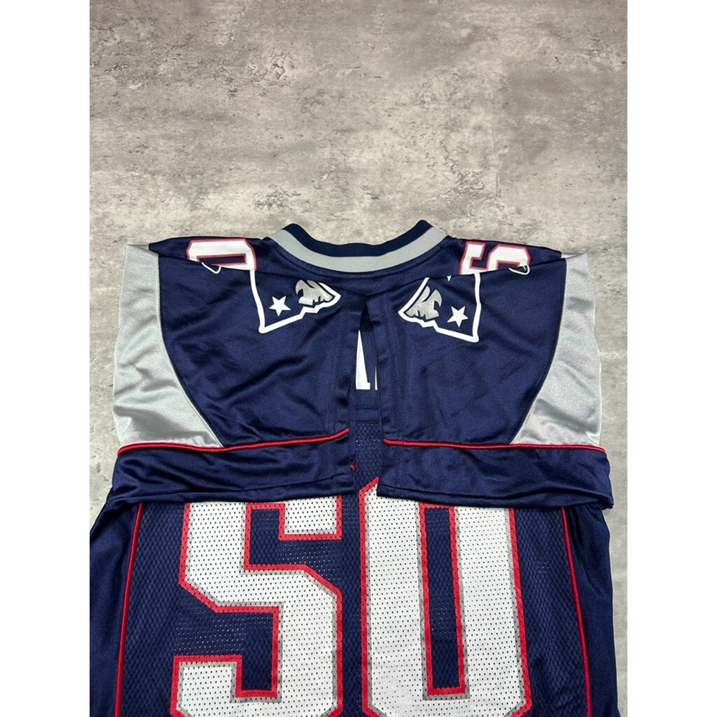 Vintage Mike Vrabel #50 New England Patriots NFL Football Jersey Size Small