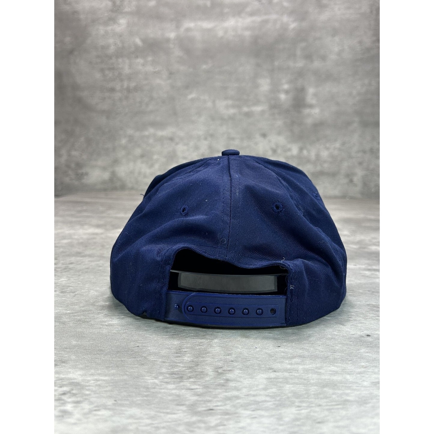 Vintage Varsity Ford Ann Arbor Graphic Spellout Logo Snapback Hat OSFA Blue