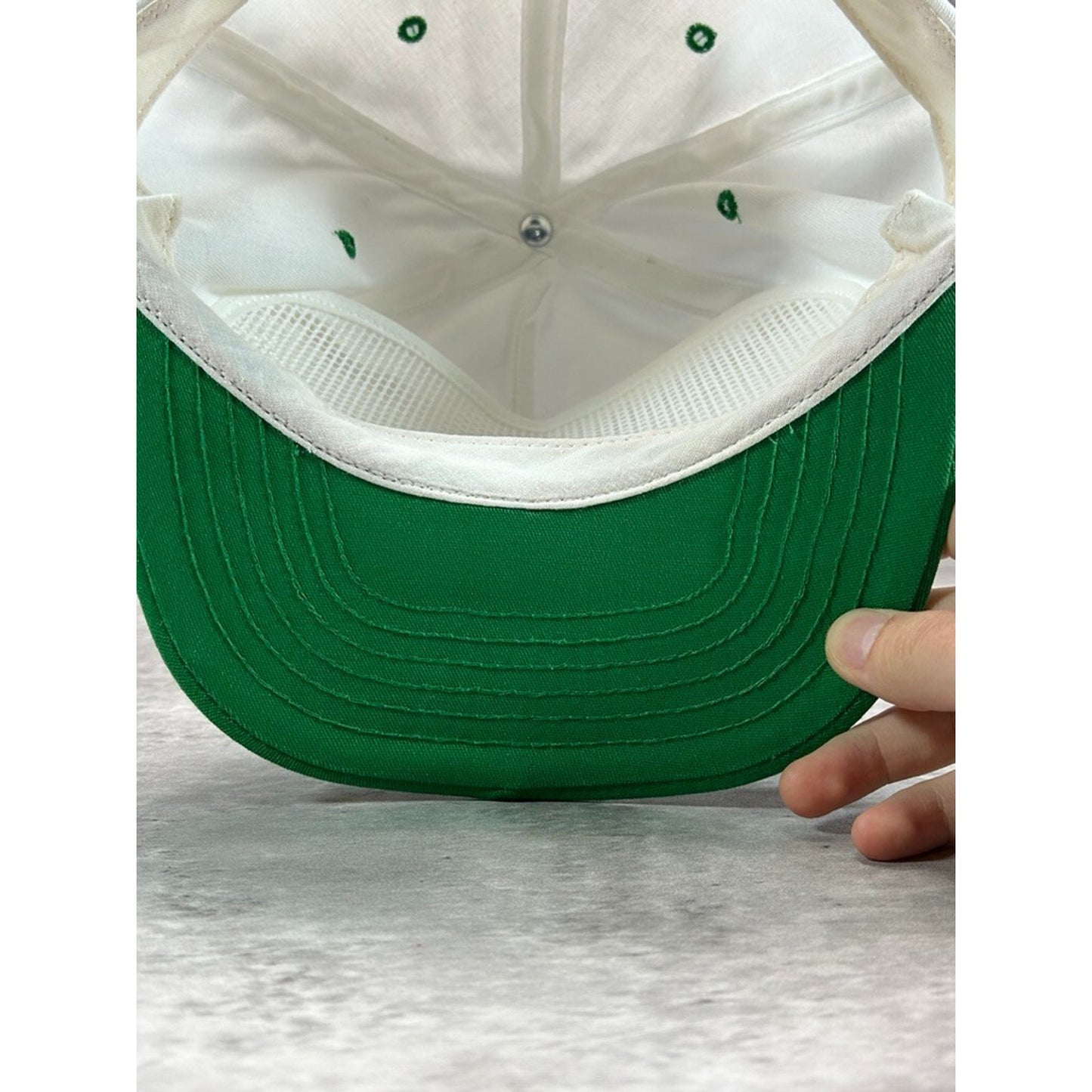 Vintage 90s Quaker State Embroidered Truck Graphic Snapback Hat OSFA