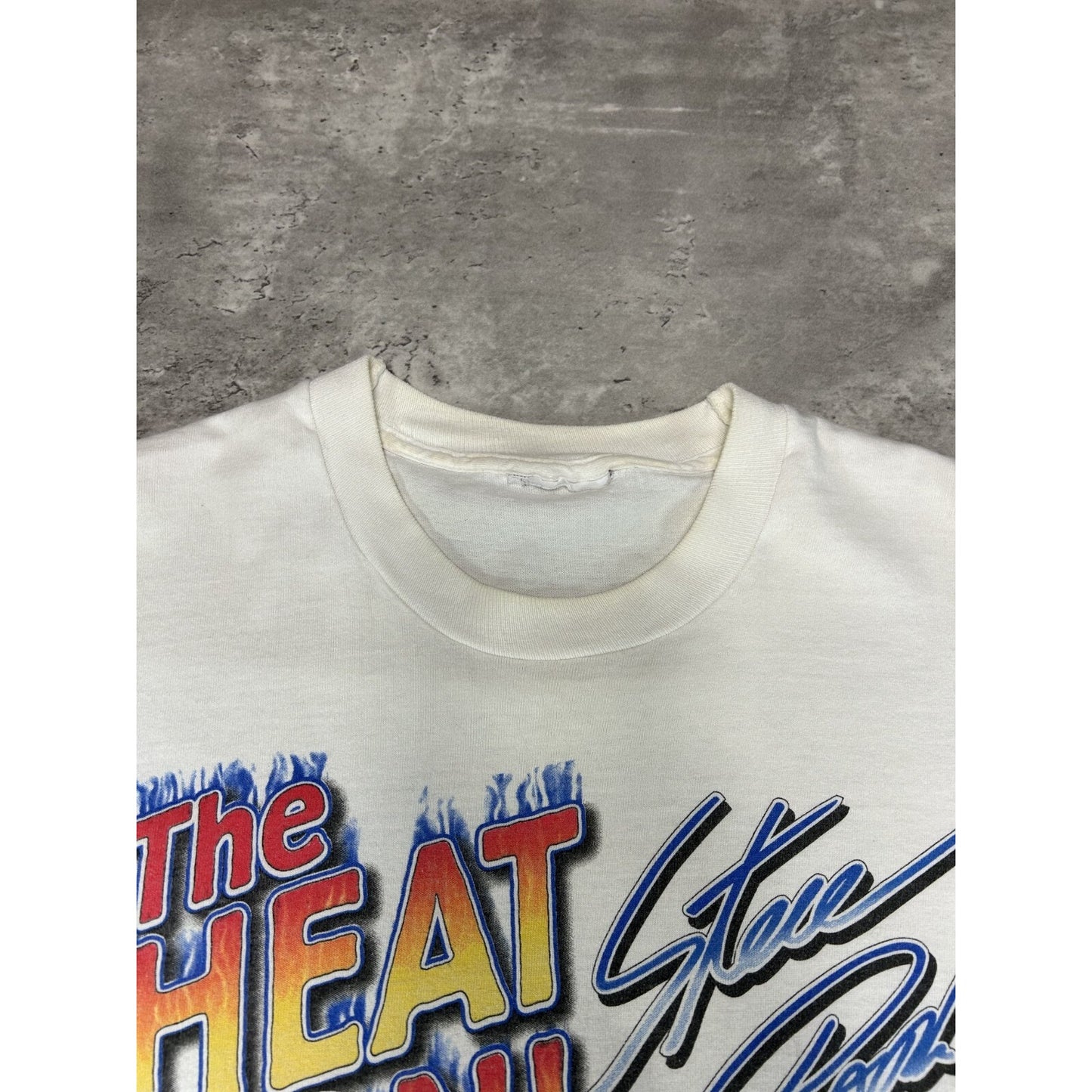 Vintage 1997 Steve Park #14 Nascar The Heat Is On Burger King T-Shirt Size Large