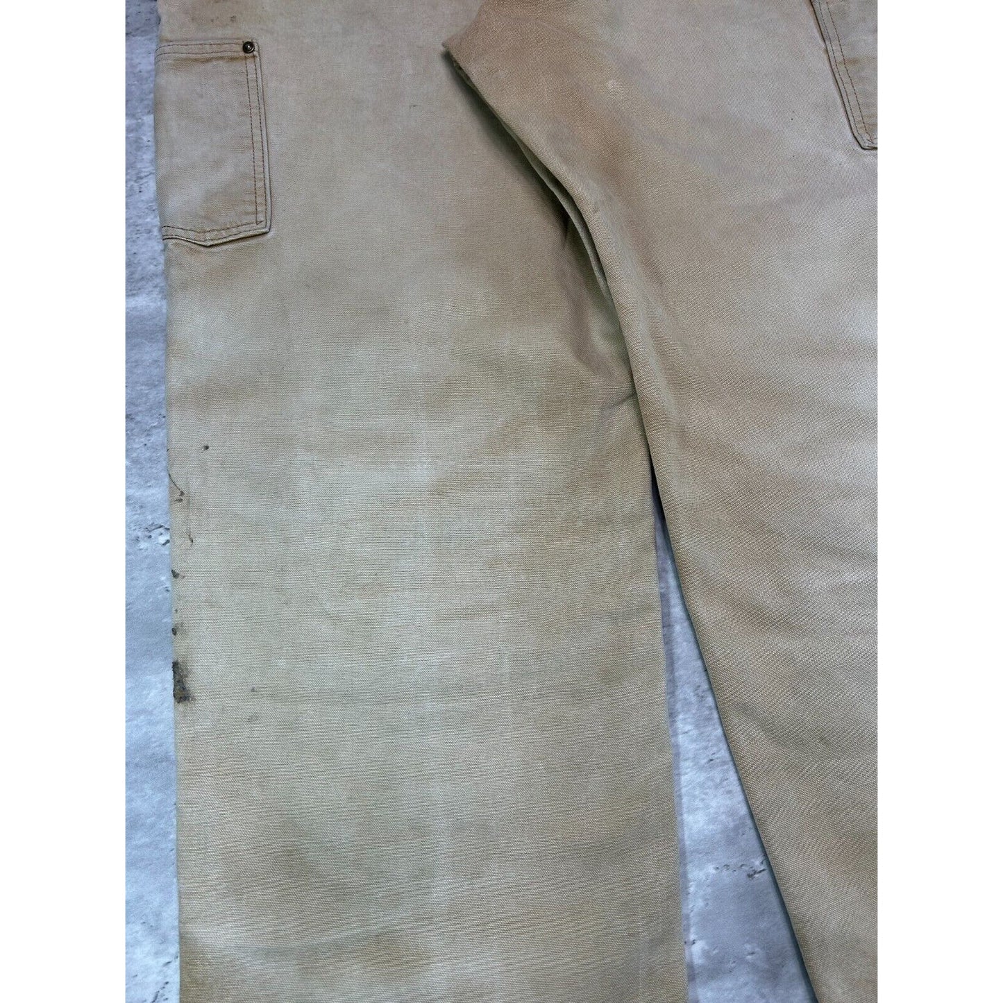 Carhartt Loose Original Fit Canvas Workwear Double Knee Carpenter Pants Size 38
