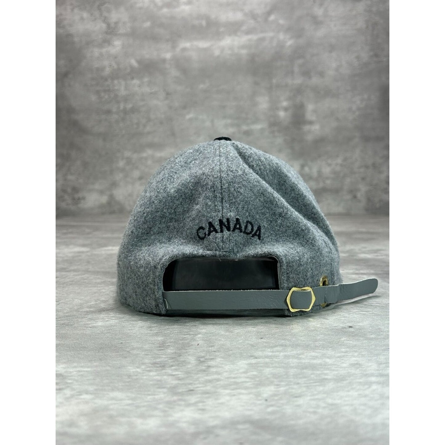 Vintage 1994 Lillehammer Olympics Embroidered Logo Wool Strapback Hat OSFA