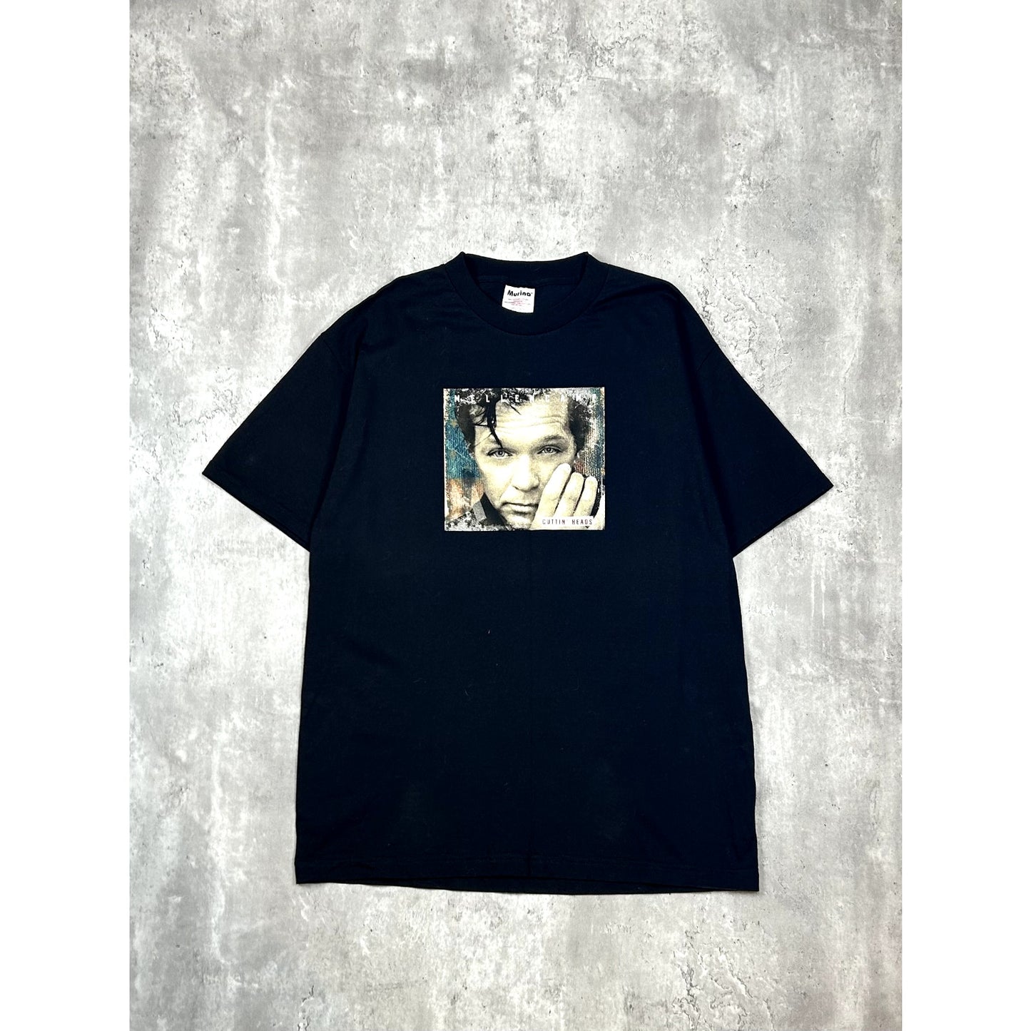 Vintage 2001 John Mellencamp Cuttin Heads Rock Music Tour T-Shirt Size Large