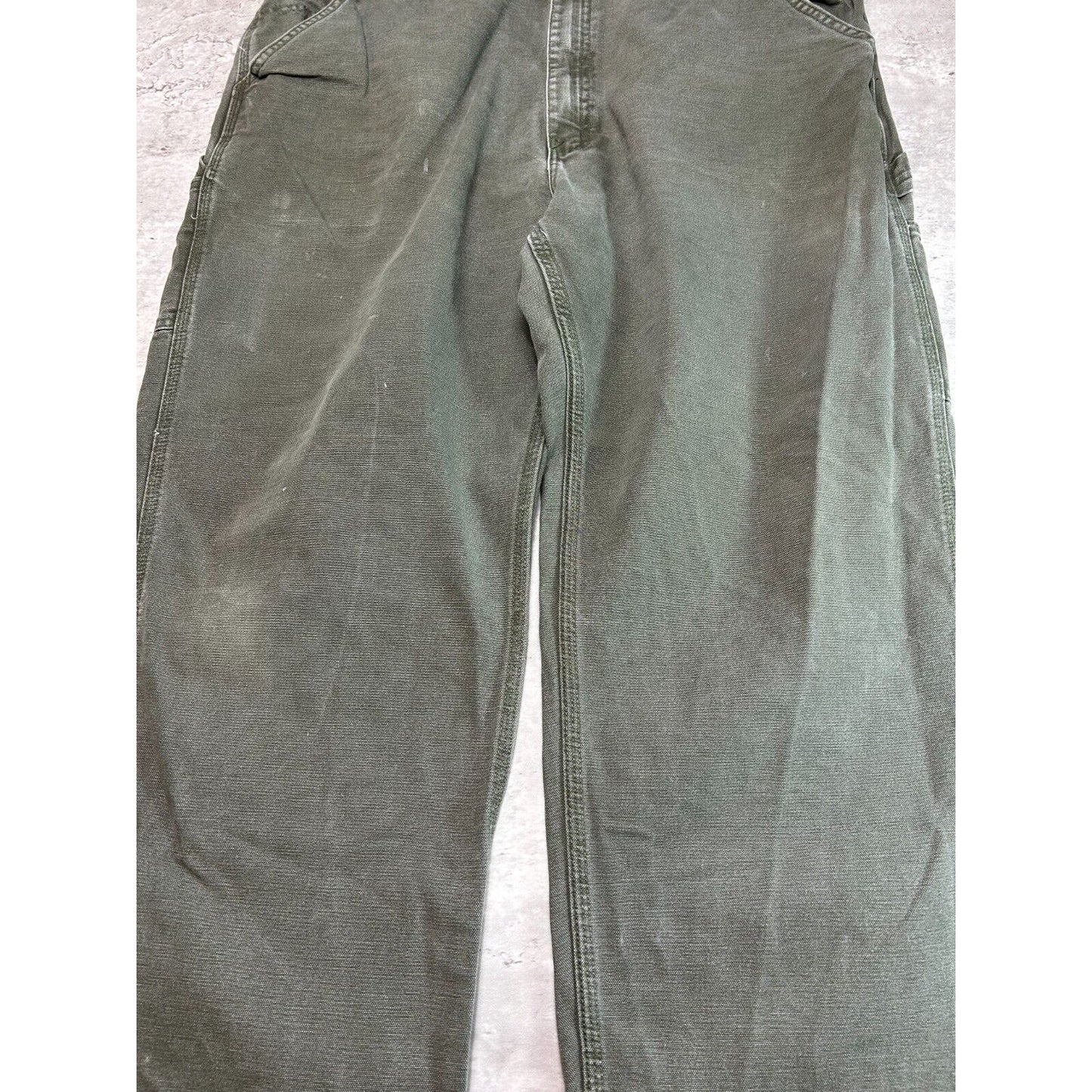 Vintage Carhartt Canvas Workwear Carpenter Pants Size 41 B11MOS