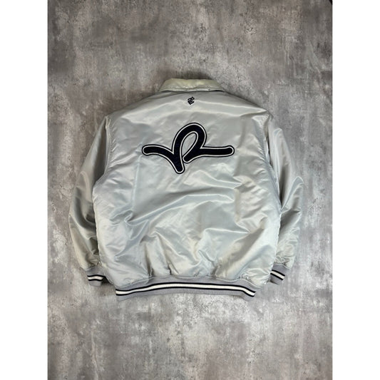 Vintage Y2K Rocawear Embroidered Spellout Nylon Bomber Jacket Size XL
