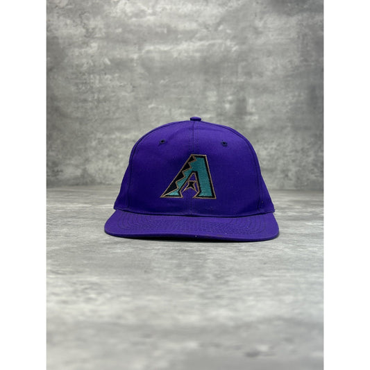 Vintage 90s Arizona Diamondbacks MLB Embroidered Baseball Snapback Hat OSFA