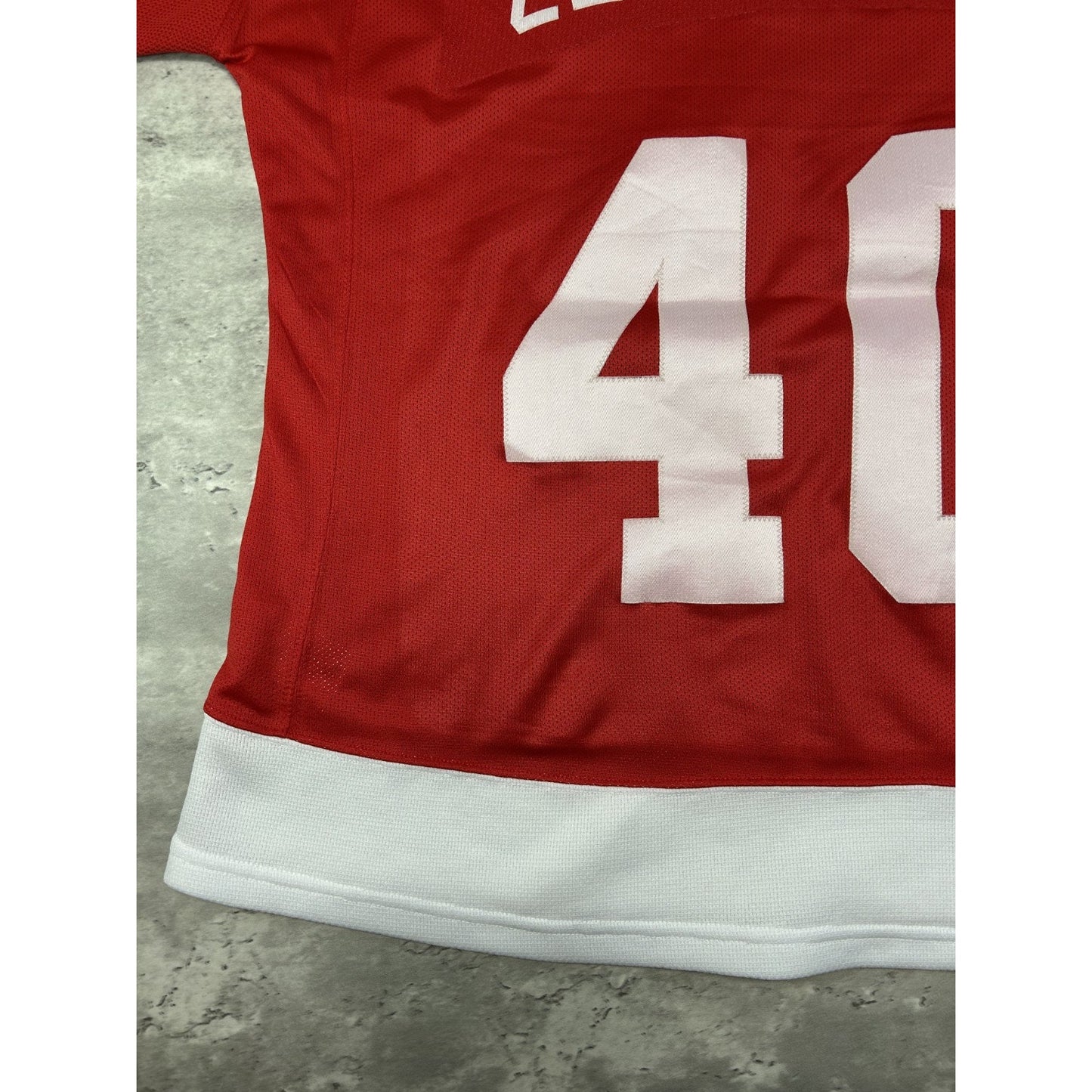 Vintage Womens Henrik Zetterberg #40 Detroit Red Wings NHL Jersey Size XL Red