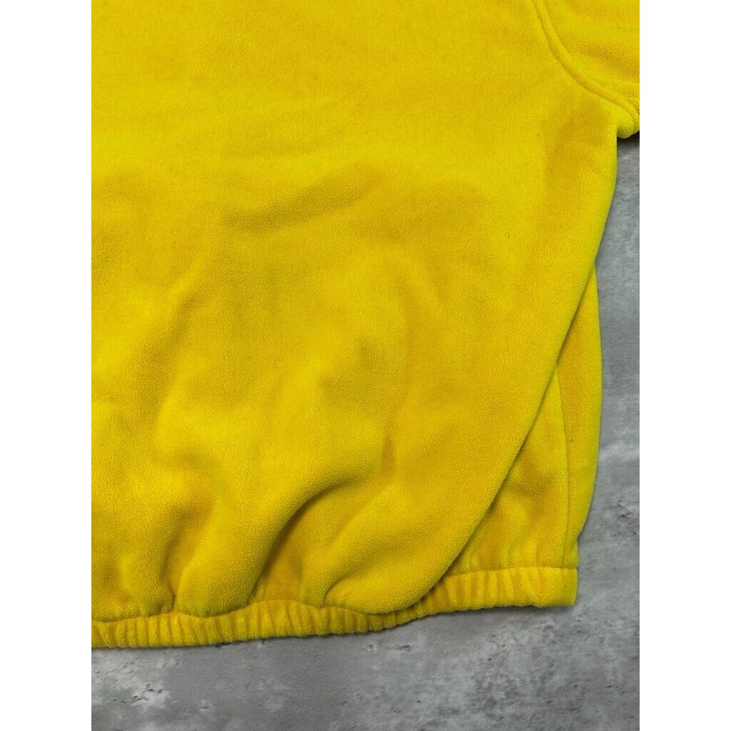 Vintage 90s Polo Golf Ralph Lauren Full Zip Fleece Sweatshirt Size Large Yellow