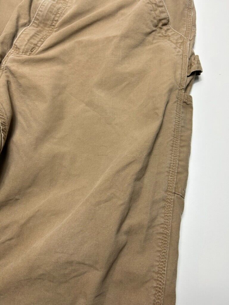 Vintage Carhartt Canvas Workwear Carpenter Pants Size 38W Beige