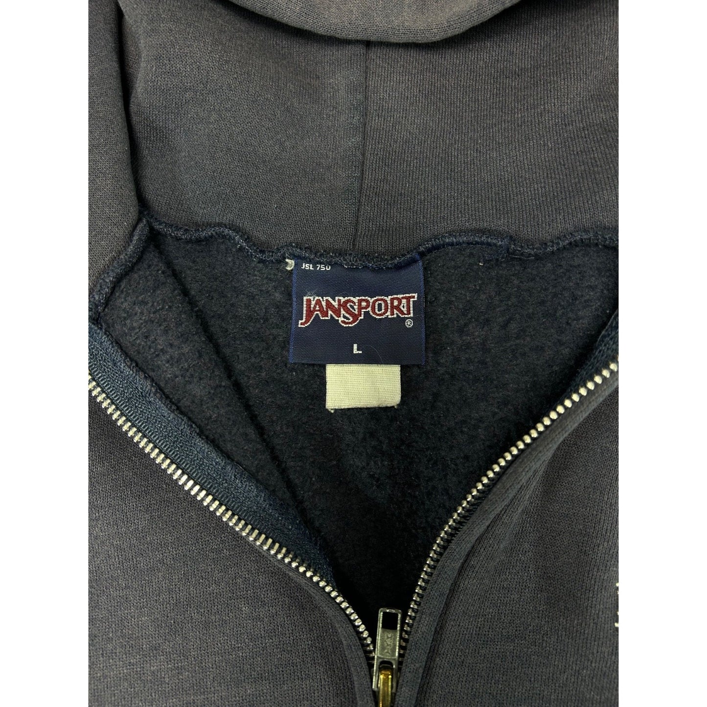 Vintage 90s Penn State University Embroidered Full Zip Hooded Sweatshirt Sz Lg