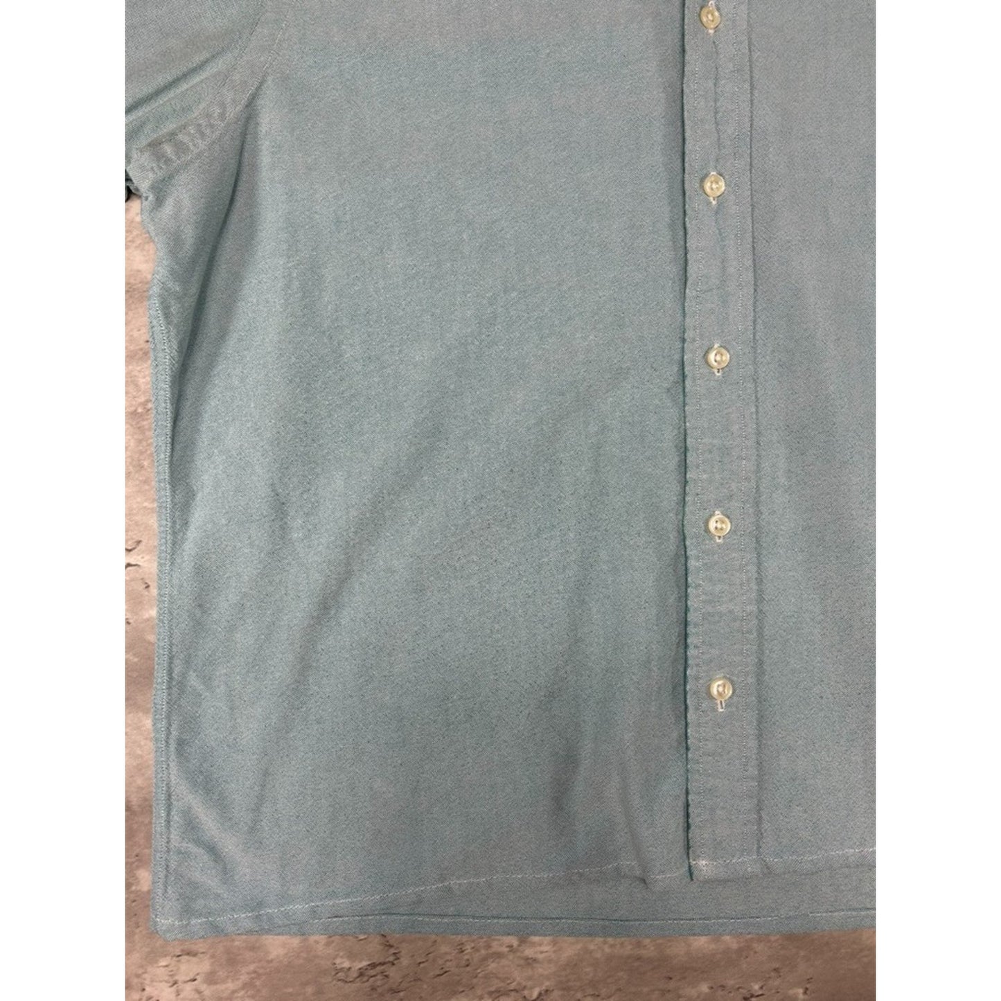 Vintage Polo Ralph Lauren Reworked Cropped Long Sleeve Button Up Shirt Sz Large
