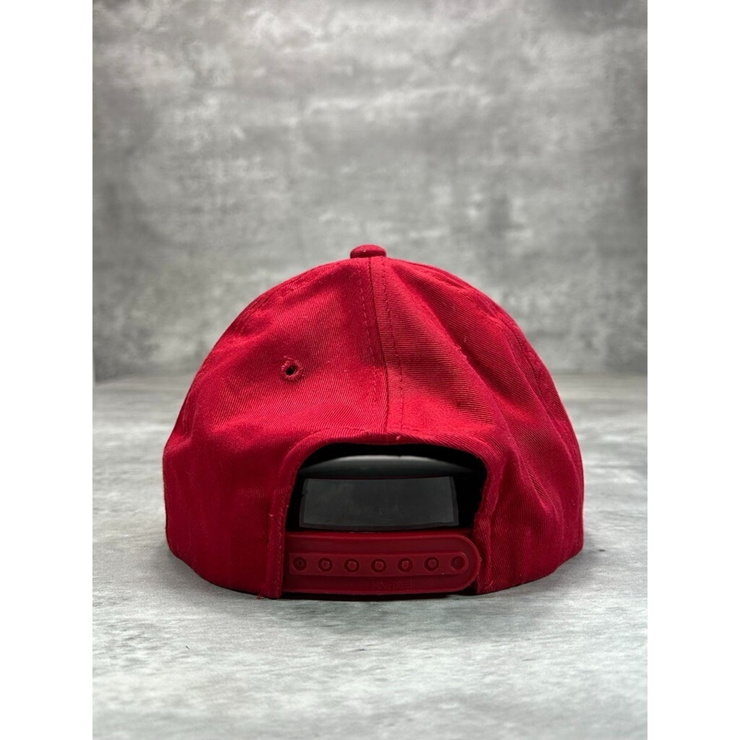 Vintage 90s Crayola Embroidered Spellout Snapback Hat OSFA Red