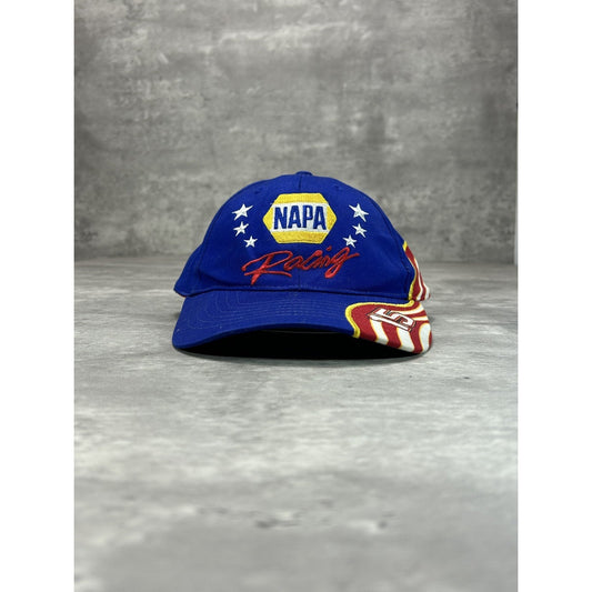 Vintage Napa Racing Embroidered Logo Spellout Nascar Strapback Hat OSFA