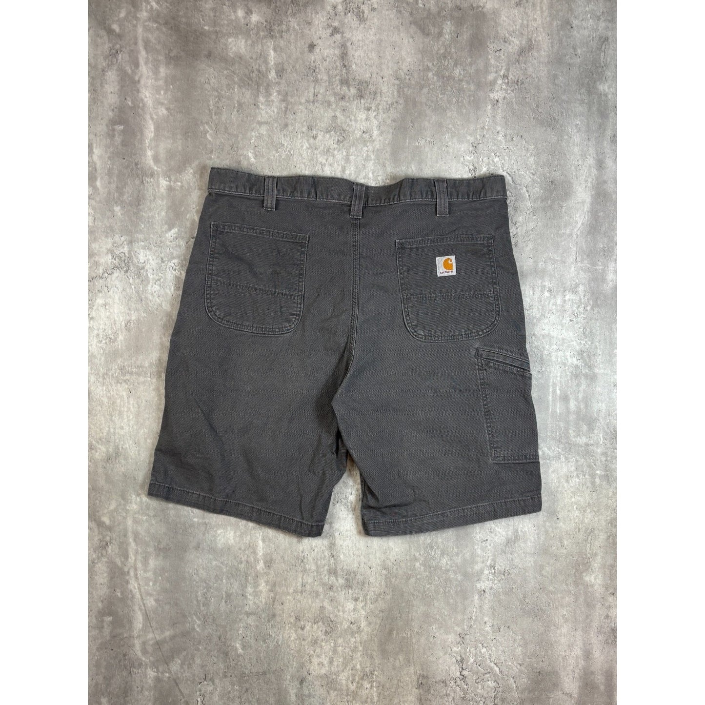 Carhartt Relaxed Fit Canvas Workwear Five Pocket Shorts Size 42 Gray