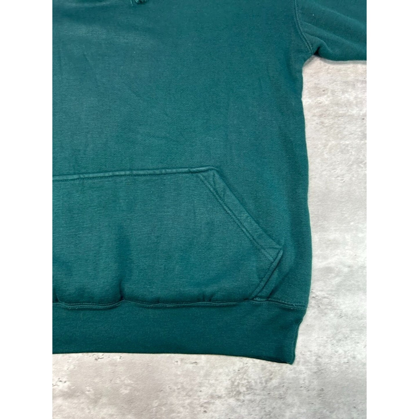 Vintage Coleman Outdoors Blank 1/4 Button Pullover Hooded Sweatshirt Size Large
