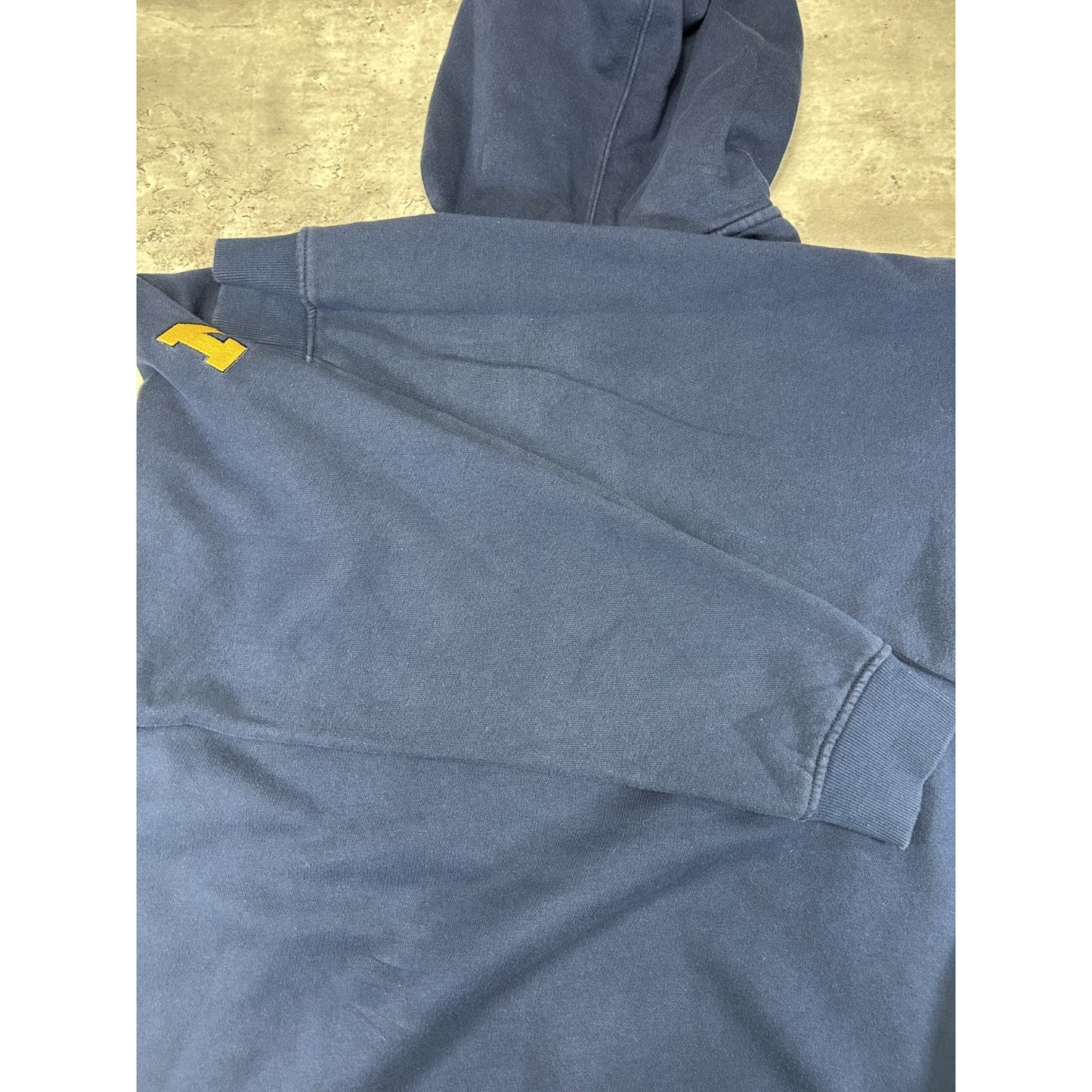 Vintage MIchigan Wolverines NCAA Embroidered Nike Hooded Sweatshirt Size XL