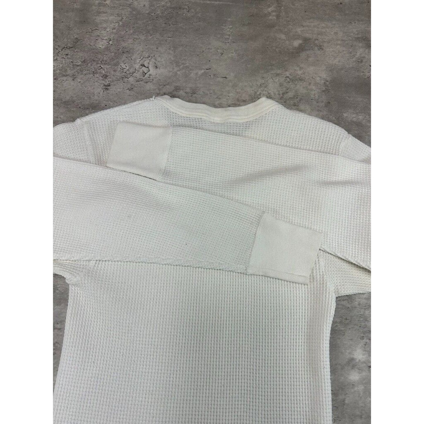 Vintage 1980s Handex Blank Thermal Print Long Sleeve T-Shirt Size Medium