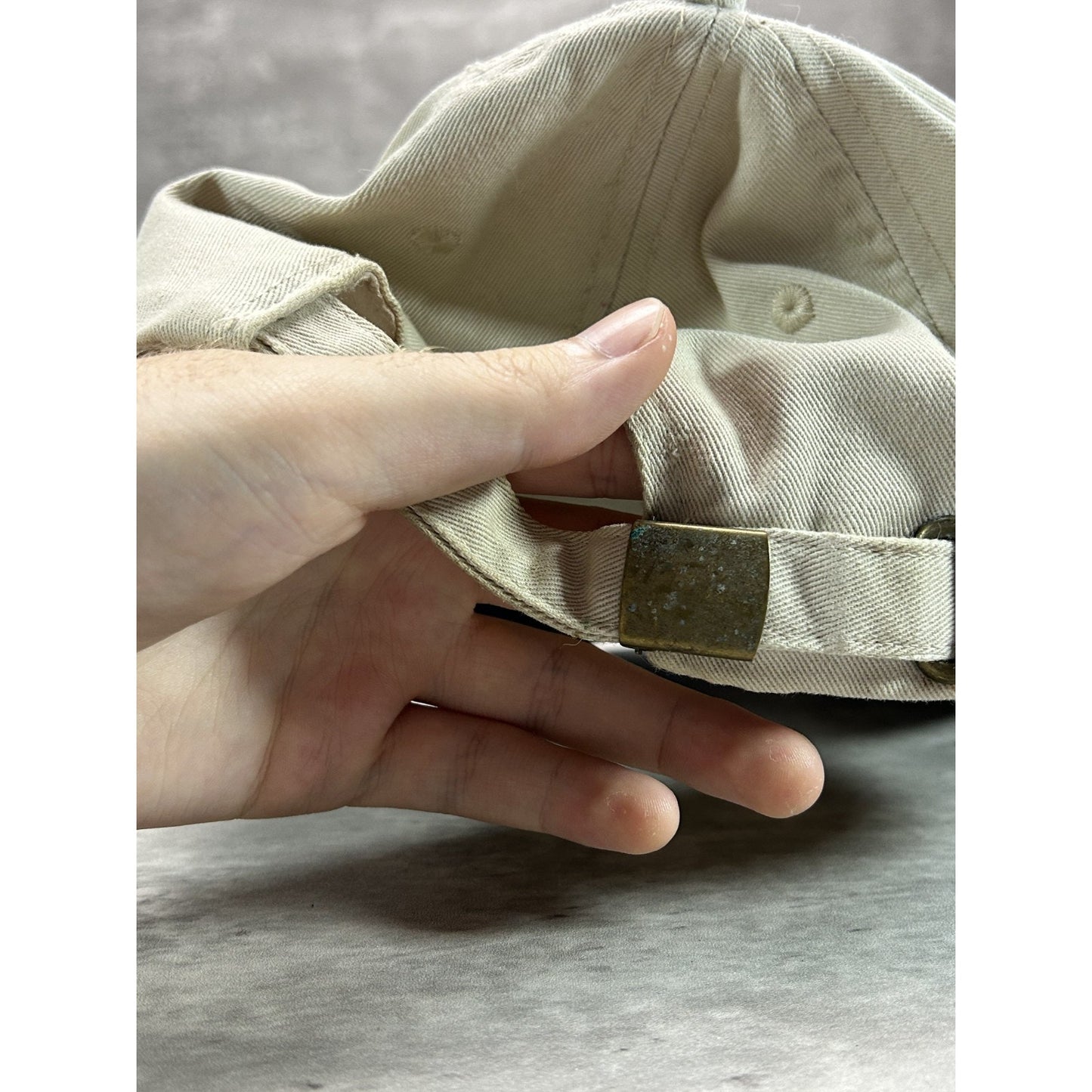 Vintage Alaska Bush Pilot Embroidered Spellout Destination Strapback Hat OSFA