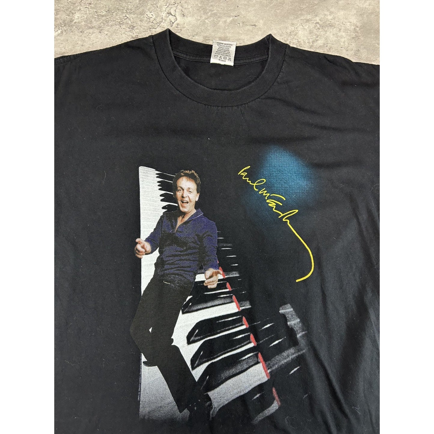 Vintage 2002 Paul McCartney Back In The Us Rock Music Tour T-Shirt Size Large