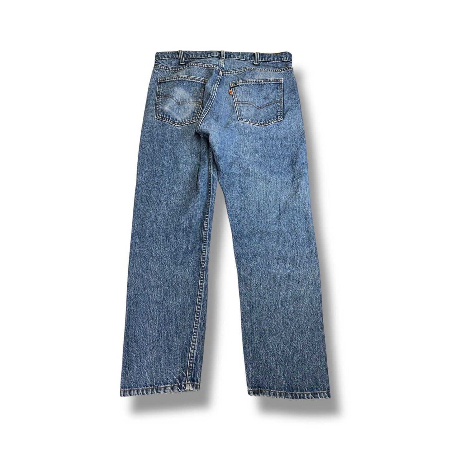 Vintage 80s/90s Levis Orange Tab Dark Wash Denim Pants Size 34