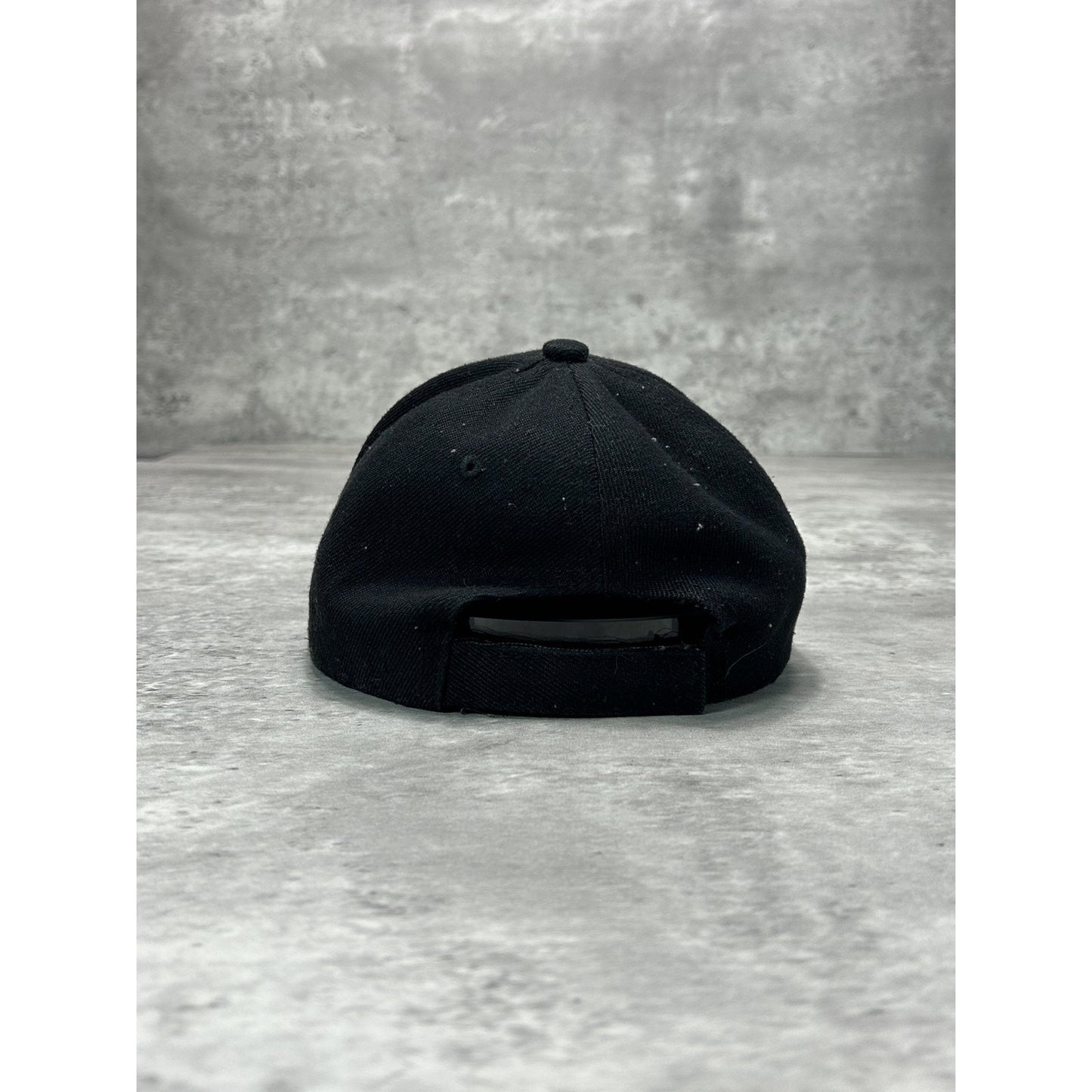 Vintage Nike Embroidered Swoosh Strapback Hat OSFA Black