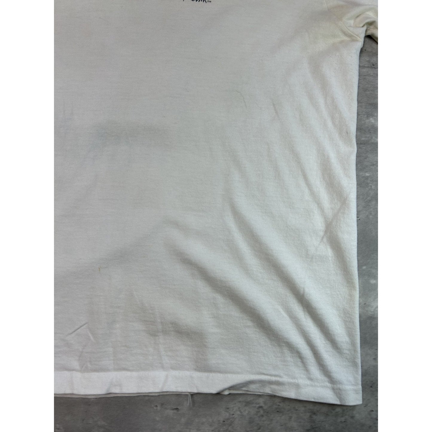 Vintage 90s No Fear Life Is A Contact Sport Spellout Slogan Graphic T-Shirt XL