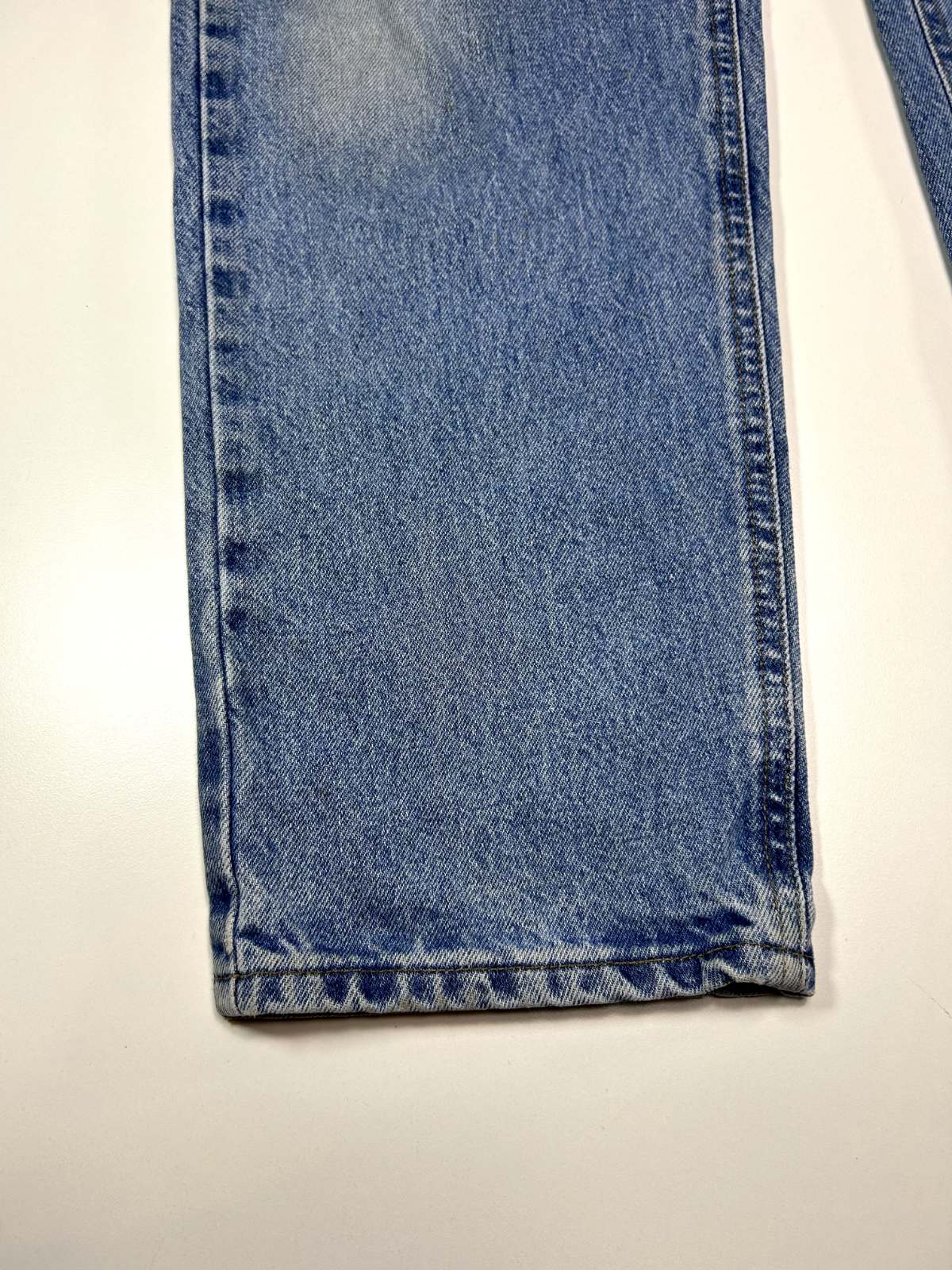 Vintage Carhartt Relaxed Fit Light Wash Denim Workwear Pants Size 37
